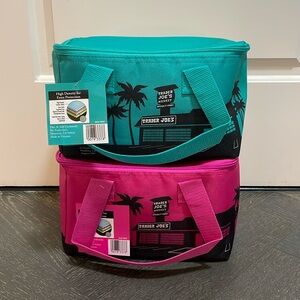 Trader Joe’s Mini Insulated Cooler Bag Tote Set of 2